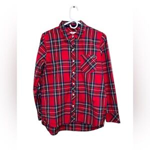 Men’s Vineyard Vines Red and Blue Plaid  Shirt